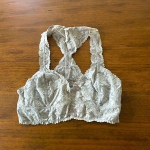 Grey Free people small lace bra good condition